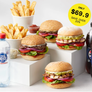Grill'd Burgers Norwood Family Frenzy Bundle Deal
