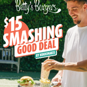 Bettys Burgers Indooroopilly Smashing Good Meal Deal