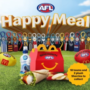 Mc Donalds Swanston St McDonalds AFL Happy Meal