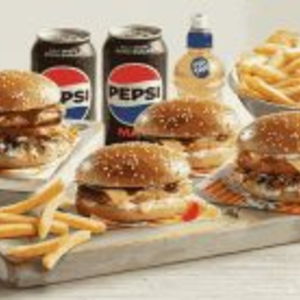 Oporto Glenside Family Burger Meal