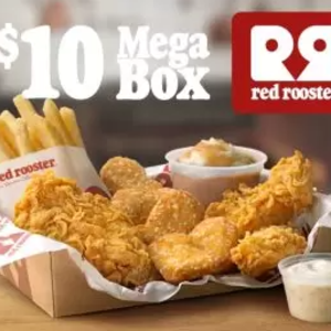 Red Rooster Queens Plaza CBD Mega Box Meal Deal