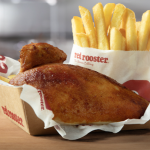 Red Rooster Kenmore Quarter Chicken And Chips Meal Deal