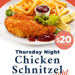 Indooroopilly Hotel Chicken Schnitzel Thursdays
