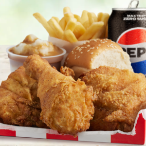 KFC Kings Cross 3 Piece Box Meal Deal