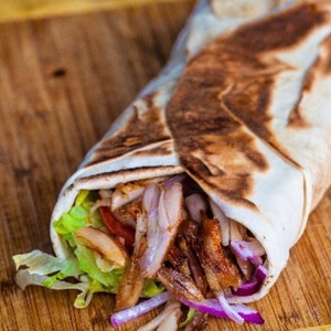 Zaza Kebabs Byron Bay Kebab, Chips and Drink