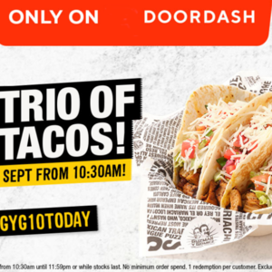 Guzman Y Gomez Indooroopilly Trio Of Tacos Meal Deal