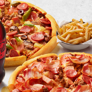 Pizza Hut Werribee 2 LARGE PIZZAS & 2 SIDES