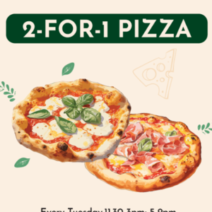 The Boundary 2 For 1 Pizzas Tuesdays