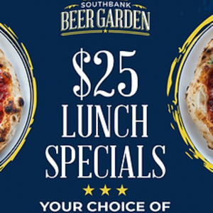 Sothbank Beer Garden Wood Fired Pizzas Lunch Specials