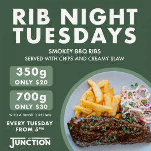 The Juntion Hotel Annerley Ribs Tuesday