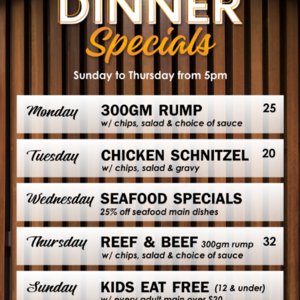 The Montague Hotel Rump Steak Mondays
