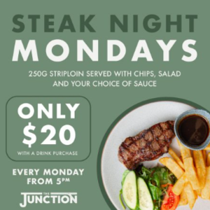 The Juntion Hotel Annerley Steak Night Mondays