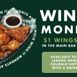 The Colmslie Hotel Monday Wings