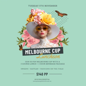 Melbourne Cup in our Garden Bar Event