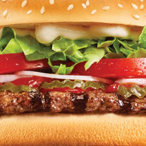 Whopper, Cheeseburger, Small Sundae via App Food